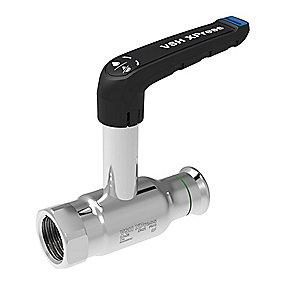 st�l rustfrit muffe-press dn32 h�ndtag og spindel h�j med x35mm 4 1 1 kuglehane xpress vsh