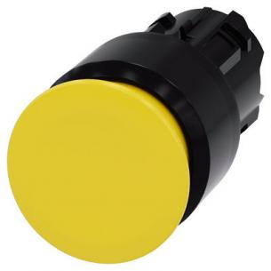 sende l mm 30 gul plastik rund mm 22 paddetrykknap