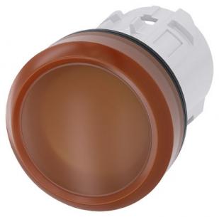 glat linse dbrun r plastik rund mm 22 indikatorlampe