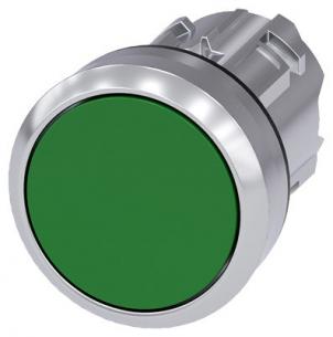 sende l flad n gr skinnede metal rund mm 22 trykknap