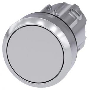 flad gr skinnede metal rund mm 22 trykknap