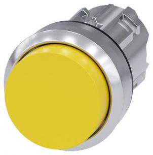 jet forh gul skinnede metal rund mm 22 trykknap