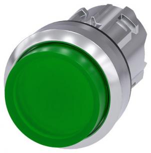 jet forh trykknap n gr skinnede metal rund mm 22 lystrykknap