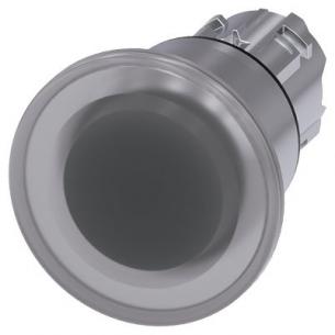 sende l mm 40 klar skinnede metal rund mm 22 paddehattetryk belyst