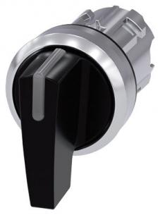 i-o-ii positioner afbryder 3 lang drejeafbryder sort skinnede metal drejeafbryder belyst