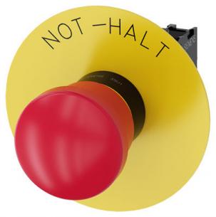 3su1100-1ha20-1ch0 skrue nc 1 holder med dstop n inskription bagplade gul med mm 40 d r trykknap paddetryk dstop n