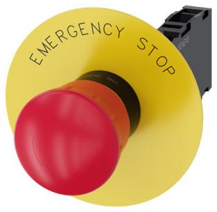 3su1100-1hb20-1fg0 skrue nc 1 no 1 holder med dstop n inskription bagplade gul med mm 40 d r trykknap paddetryk dstop n