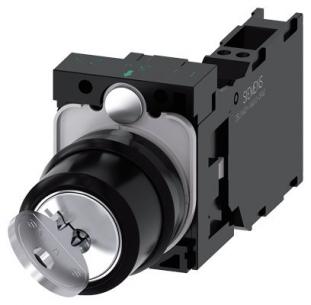fjeder nc 1 no 1 holder med i o-i positioner afbryder 2 afbryder glebetjent n ronis