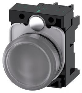 skrue ac v 110 led integreret med modul led holder med glat linse klar indikatorlampe