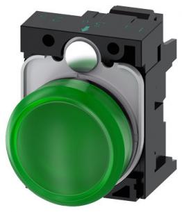 fjeder ac v 230 led integreret med modul led holder med glat linse n gr indikatorlampe