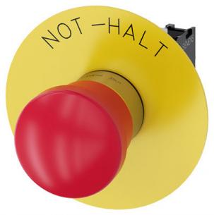 3su1150-1ha20-1ch0 skrue nc 1 holder med dstop n inskription bagplade gul med mm 40 d r trykknap paddetryk dstop n
