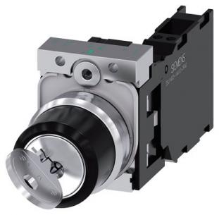 fjeder nc 1 no 1 holder med i o-i positioner afbryder 2 afbryder glebetjent n ronis
