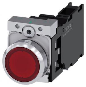 fjeder dc ac v 24 led integreret med modul led nc 1 no 1 holder med flad trykknap d r lystrykknap