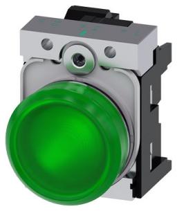 fjeder dc ac v 24 led integreret med modul led holder med glat linse n gr indikatorlampe