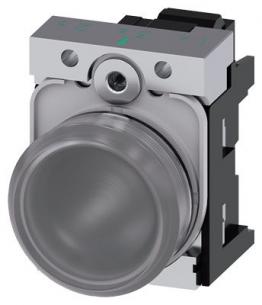 fjeder dc ac v 24 led integreret med modul led holder med glat linse klar indikatorlampe