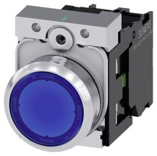 skrue ac v 110 led integreret med modul led no 1 holder med flad trykknap bl lystrykknap