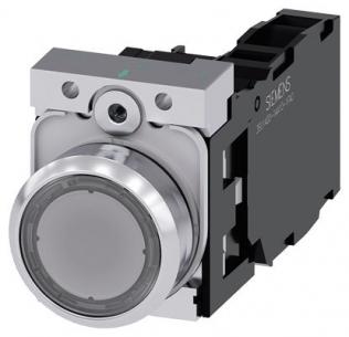 skrue ac v 110 led integreret med modul led nc 1 no 1 holder med flad trykknap klar lystrykknap