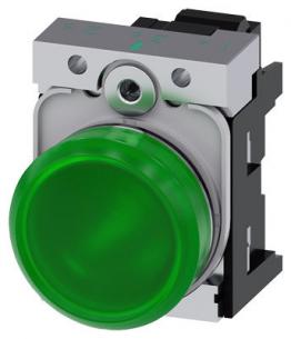 fjeder ac v 110 led integreret med modul led holder med glat linse n gr indikatorlampe