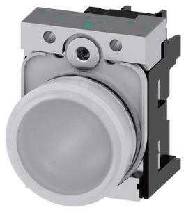 skrue ac v 110 led integreret med modul led holder med glat linse hvid indikatorlampe