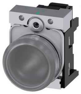 fjeder ac v 110 led integreret med modul led holder med glat linse klar indikatorlampe