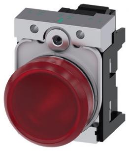fjeder ac v 230 led integreret med modul led holder med glat linse d r indikatorlampe
