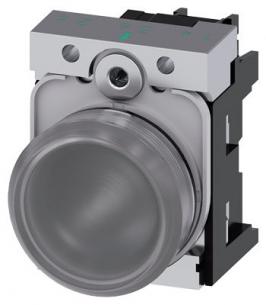 skrue ac v 230 led integreret med modul led holder med glat linse klar indikatorlampe