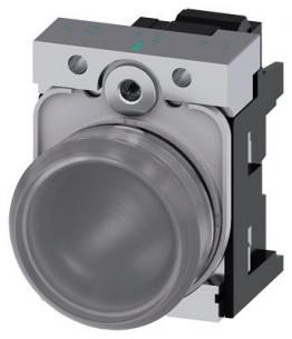 fjeder ac v 230 led integreret med modul led holder med glat linse klar indikatorlampe