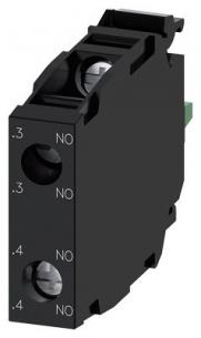 frontplade for skrue no 2 kontaktelementer 2 med kontaktmodul