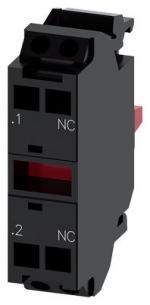 frontplade for fjeder kontakter forgyldte nc 1 kontaktelement 1 med kontaktmodul