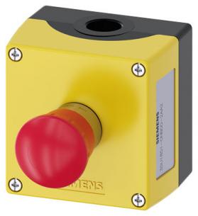 mm 40 d r trykknap metal punkt kontrol 1 gul del top hus metal kapsling