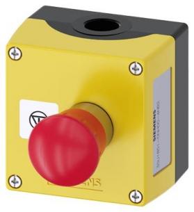 fjeder nc 2 frigivelse for dreje mm 40 d r trykknap metal punkt kontrol 1 gul del top hus metal kapsling