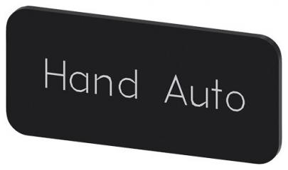 3su1900-0ac16-0db0 auto manual inskription font hvid label sort 5x27mm 12 str label holder label til rkningsplade m