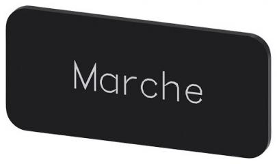 marche inskription font hvid label sort 5x27mm 12 str label holder label til rkningsplade m