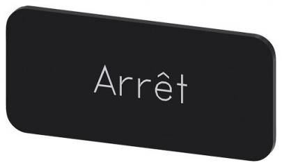 arret inskription font hvid label sort 5x27mm 12 str label holder label til rkningsplade m