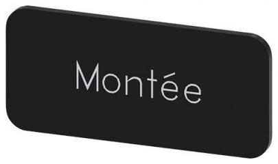 montee inskription font hvid label sort 5x27mm 12 str label holder label til rkningsplade m