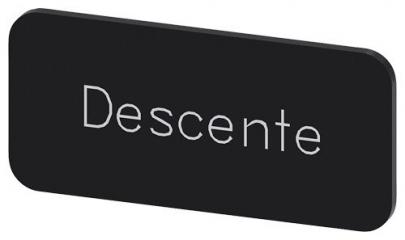 descente inskription font hvid label sort 5x27mm 12 str label holder label til rkningsplade m