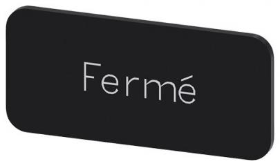 ferme inskription font hvid label sort 5x27mm 12 str label holder label til rkningsplade m