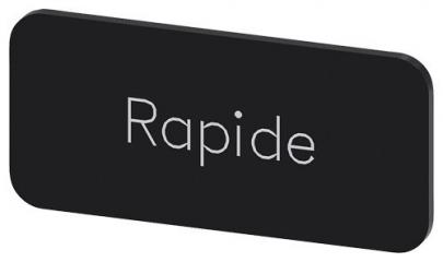 rapide inskription font hvid label sort 5x27mm 12 str label holder label til rkningsplade m