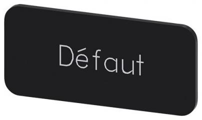 defaut inskription font hvid label sort mm 5x27 12 str label holder label til rkningsplade m