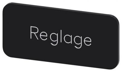 reglage inskription font hvid label sort 5x27mm 12 str label holder label til rkningsplade m