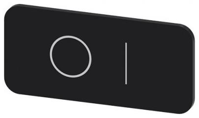 i o symbol grafisk font hvid label sort 5x27mm 12 str label holder label til rkningsplade m