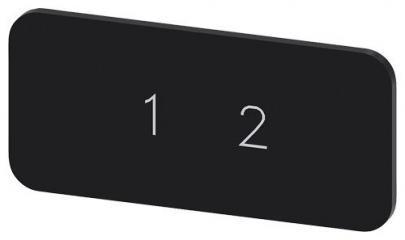 2 1 symbol grafisk font hvid label sort 5x27mm 12 str label holder label til rkningsplade m