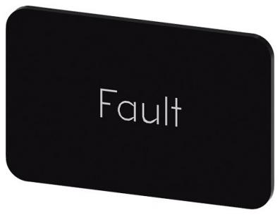 3su1900-0ad16-0ec0 fault inskription font hvid label sort mm 27 x 5 17 str label holder label til rkningsplade m