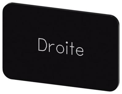 droite inskription font hvid label sort mm 27 x 5 17 str label holder label til rkningsplade m