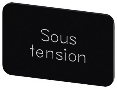 tension sous inskription font hvid label sort mm 27 x 5 17 str label holder label til rkningsplade m