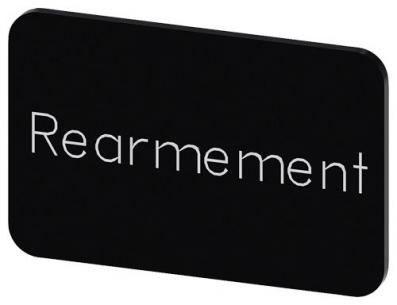 rearmement inskription font hvid label sort mm 27 x 5 17 str label holder label til rkningsplade m