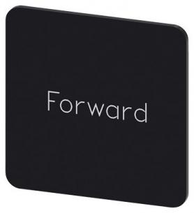 3su1900-0ae16-0dn0 forward inskription font hvid label sort mm 27x27 str label holder label til rkningsplade m