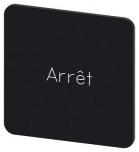 arret inskription font hvid label sort mm 27x27 str label holder label til rkningsplade m