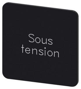 tension sous inskription font hvid label sort mm 27x27 str label holder label til rkningsplade m