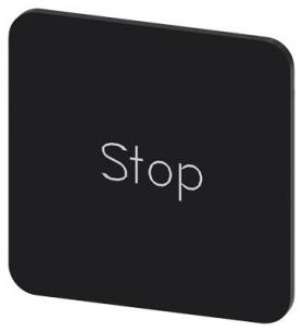 3su1900-0af16-0ds0 stop inskription font hvid label sort mm 22x22 str label hus p limning til rkningsplade m